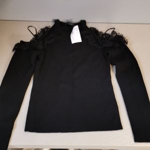 INTERMIX EXCLUSIVE LONG SLEEVE BLOUSE